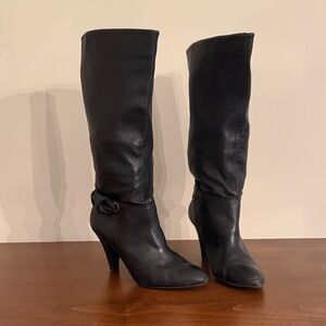 Arturo Chiang Black Heeled Boots